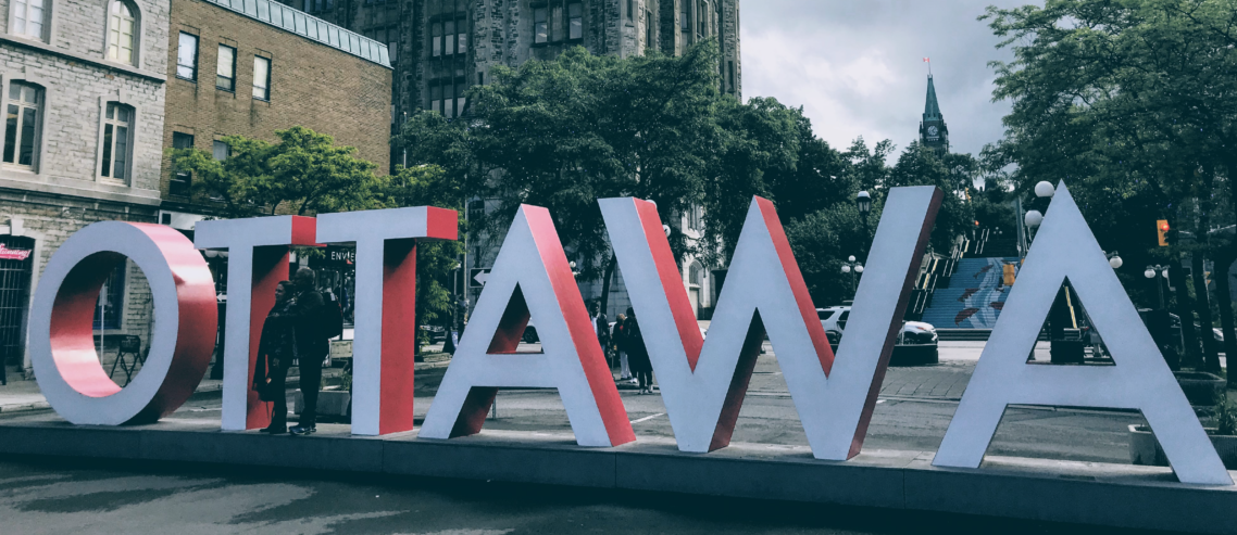 The "Ottawa" sign at ByWard Market